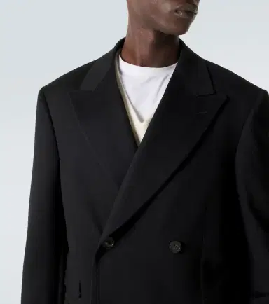 Canali Double-breasted wool and cashmere coat | Thumbnail 4 Canali Double-breasted wool and cashmere coat | Thumbnail 4