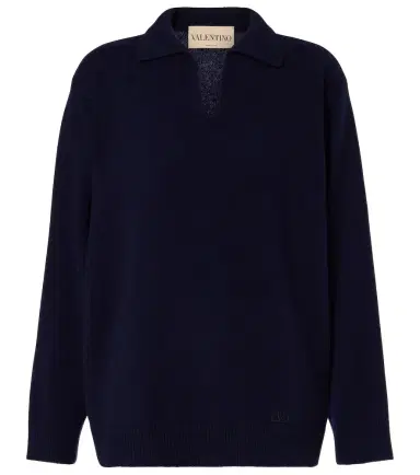 Valentino Cashmere polo sweater | Thumbnail 1 Valentino Cashmere polo sweater | Thumbnail 1