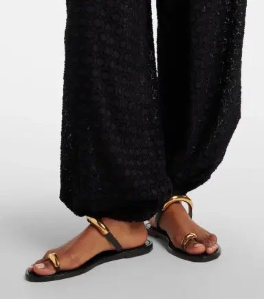 Eres Evening silk and cotton jacquard jumpsuit | Thumbnail 2 Eres Evening silk and cotton jacquard jumpsuit | Thumbnail 2