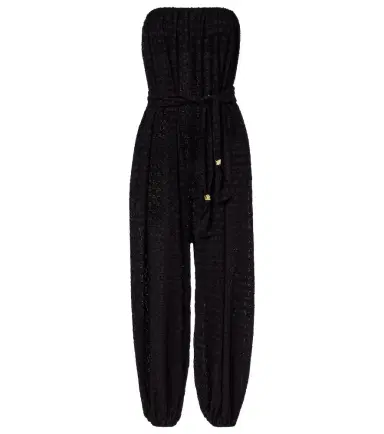 Eres Evening silk and cotton jacquard jumpsuit | Thumbnail 1 Eres Evening silk and cotton jacquard jumpsuit | Thumbnail 1