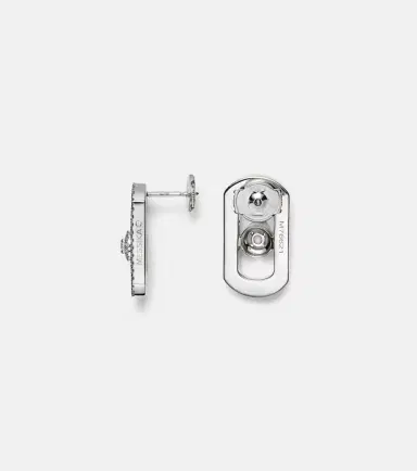 Messika So Move 18kt white gold earrings with diamonds | Thumbnail 4 Messika So Move 18kt white gold earrings with diamonds | Thumbnail 4
