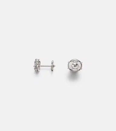Messika My Twin 1+2 18kt white gold earrings with diamonds | Thumbnail 4 Messika My Twin 1+2 18kt white gold earrings with diamonds | Thumbnail 4
