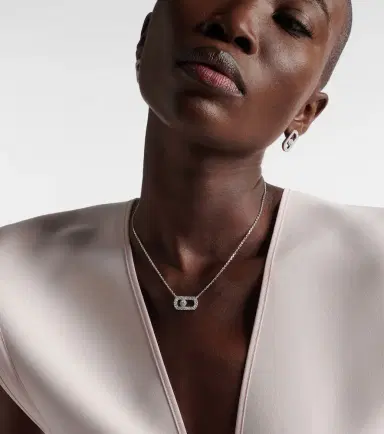 Messika So Move 18kt white gold chain necklace with diamonds | Thumbnail 5 Messika So Move 18kt white gold chain necklace with diamonds | Thumbnail 5