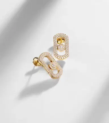 Messika So Move 18kt gold earrings with diamonds | Thumbnail 5 Messika So Move 18kt gold earrings with diamonds | Thumbnail 5