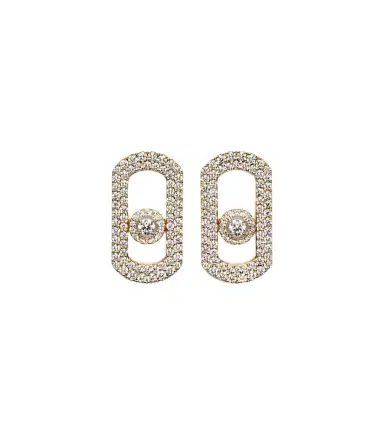 Messika So Move 18kt gold earrings with diamonds | Thumbnail 1 Messika So Move 18kt gold earrings with diamonds | Thumbnail 1