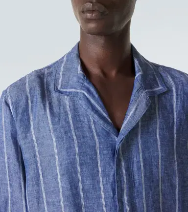 Orlebar Brown Sylvan striped linen shirt | Thumbnail 5 Orlebar Brown Sylvan striped linen shirt | Thumbnail 5