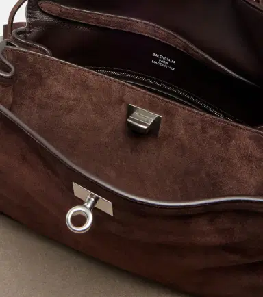 Balenciaga Rodeo Small suede top-handle bag | Thumbnail 2 Balenciaga Rodeo Small suede top-handle bag | Thumbnail 2
