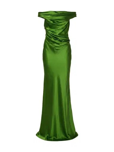THE SEI Bardot Off-Shoulder Silk Gown | Thumbnail 1 THE SEI Bardot Off-Shoulder Silk Gown | Thumbnail 1