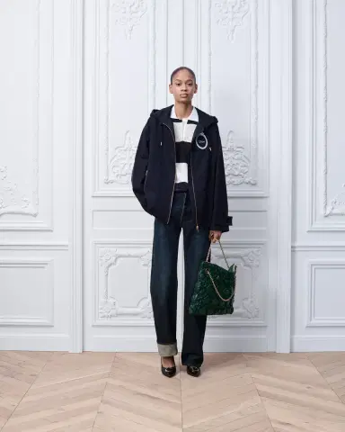 Dior Dior Marinière Long-Sleeved Polo Shirt | Thumbnail 2 Dior Dior Marinière Long-Sleeved Polo Shirt | Thumbnail 2