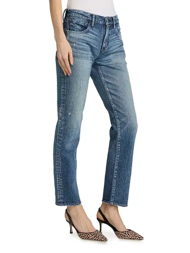Moussy Vintage Women's Mallard Slim-Fit Straight-Leg Jeans | Thumbnail 4 Moussy Vintage Women's Mallard Slim-Fit Straight-Leg Jeans | Thumbnail 4