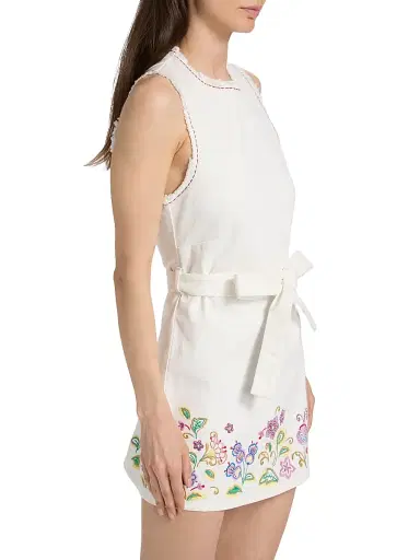 Cinq à Sept Women's Jardin Boheme Sansa Minidress | Thumbnail 4 Cinq à Sept Women's Jardin Boheme Sansa Minidress | Thumbnail 4