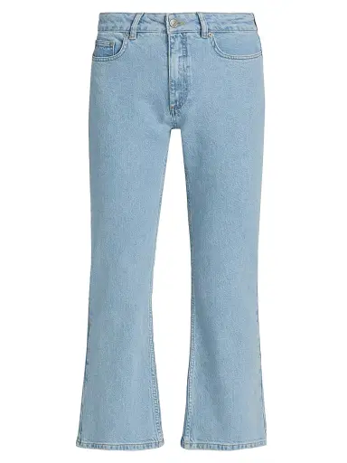 Cinq à Sept Women's Stevie Crop Kick Flare Jeans - Mist - Size 16 | Thumbnail 1 Cinq à Sept Women's Stevie Crop Kick Flare Jeans - Mist - Size 16 | Thumbnail 1