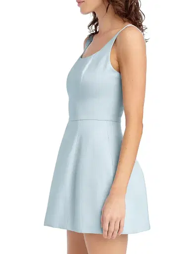 Favorite Daughter Women's Morgan Fit-&-Flare Minidress - Sky Blue - Size 8 | Thumbnail 4 Favorite Daughter Women's Morgan Fit-&-Flare Minidress - Sky Blue - Size 8 | Thumbnail 4