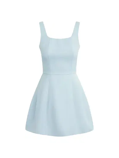 Favorite Daughter Women's Morgan Fit-&-Flare Minidress - Sky Blue - Size 8 | Thumbnail 1 Favorite Daughter Women's Morgan Fit-&-Flare Minidress - Sky Blue - Size 8 | Thumbnail 1