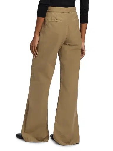 Nili Lotan Women's Reed Cotton Sailor Pants - French Khaki - Size 8 | Thumbnail 5 Nili Lotan Women's Reed Cotton Sailor Pants - French Khaki - Size 8 | Thumbnail 5