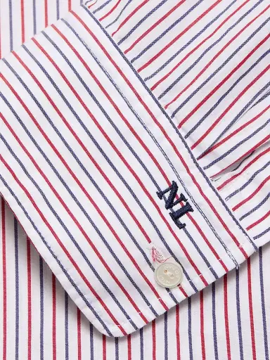 Nili Lotan Women's Raphael Striped Classic Button-Front Shirt | Thumbnail 7 Nili Lotan Women's Raphael Striped Classic Button-Front Shirt | Thumbnail 7