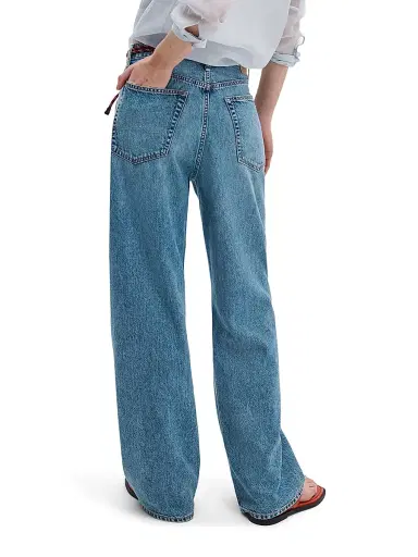 rag & bone Women's Logan Featherweight Wide-Leg Jeans - Lyon | Thumbnail 4 rag & bone Women's Logan Featherweight Wide-Leg Jeans - Lyon | Thumbnail 4