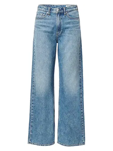 rag & bone Women's Logan Featherweight Wide-Leg Jeans - Lyon | Thumbnail 1 rag & bone Women's Logan Featherweight Wide-Leg Jeans - Lyon | Thumbnail 1