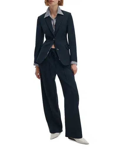 rag & bone Women's Siena Wool Tuxedo Striped Pants | Thumbnail 2 rag & bone Women's Siena Wool Tuxedo Striped Pants | Thumbnail 2