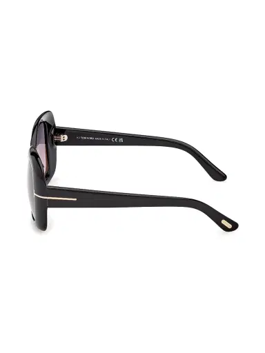 Tom Ford Women's Sandra-02 52MM Square Sunglasses - Black Purple | Thumbnail 3 Tom Ford Women's Sandra-02 52MM Square Sunglasses - Black Purple | Thumbnail 3