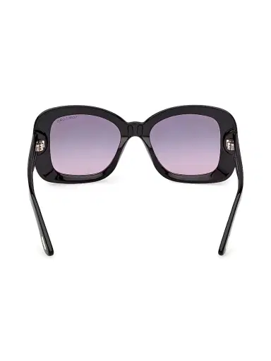 Tom Ford Women's Sandra-02 52MM Square Sunglasses - Black Purple | Thumbnail 5 Tom Ford Women's Sandra-02 52MM Square Sunglasses - Black Purple | Thumbnail 5