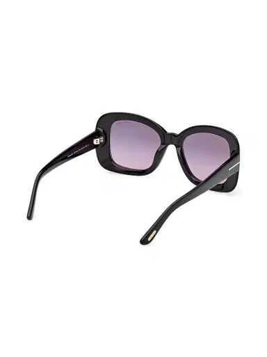 Tom Ford Women's Sandra-02 52MM Square Sunglasses - Black Purple | Thumbnail 6 Tom Ford Women's Sandra-02 52MM Square Sunglasses - Black Purple | Thumbnail 6