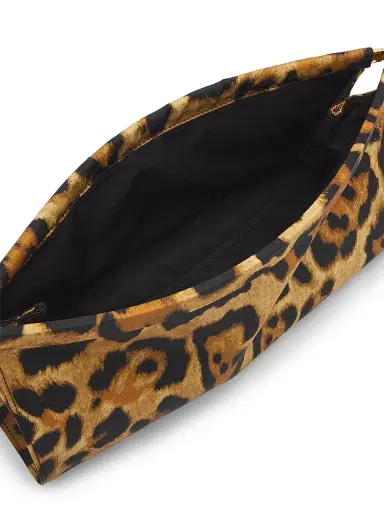 ALAIA Women's Click Leopard Shoulder Bag - Noir Caramel | Thumbnail 4 ALAIA Women's Click Leopard Shoulder Bag - Noir Caramel | Thumbnail 4