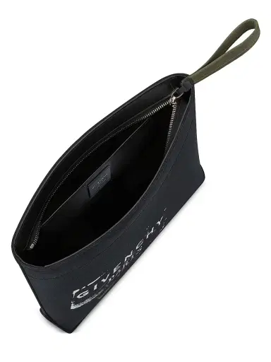 Givenchy Men's Tote Pouch in Canvas - Black | Thumbnail 3 Givenchy Men's Tote Pouch in Canvas - Black | Thumbnail 3