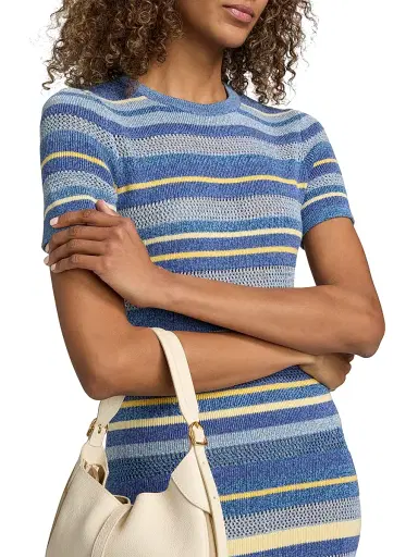 Ba&sh Women's Tonnie Striped Cotton Maxi Dress - Size Large | Thumbnail 6 Ba&sh Women's Tonnie Striped Cotton Maxi Dress - Size Large | Thumbnail 6