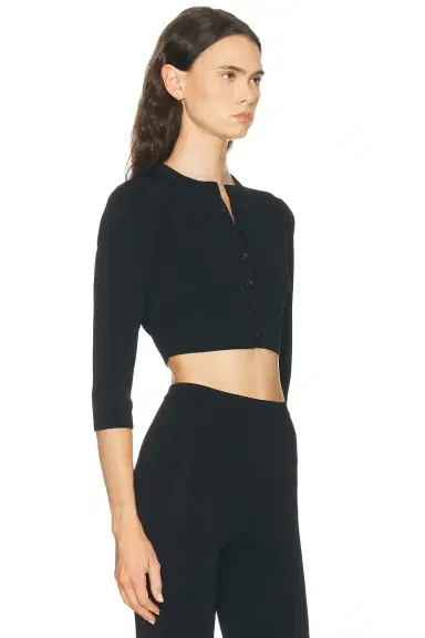 SKIMS Refined Knit Crop Cardigan | Thumbnail 2 SKIMS Refined Knit Crop Cardigan | Thumbnail 2