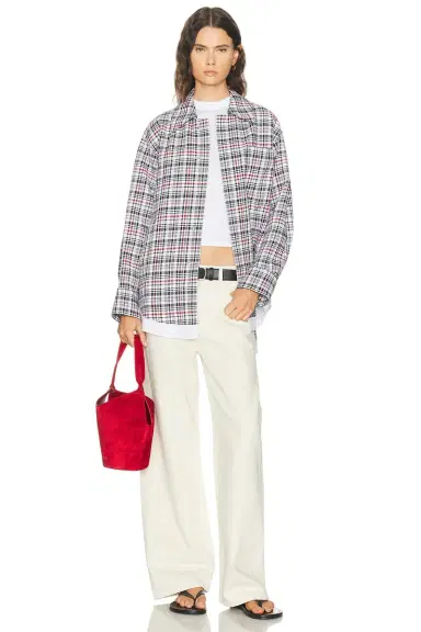 Victoria Beckham Cocoon Shacket | Thumbnail 4 Victoria Beckham Cocoon Shacket | Thumbnail 4