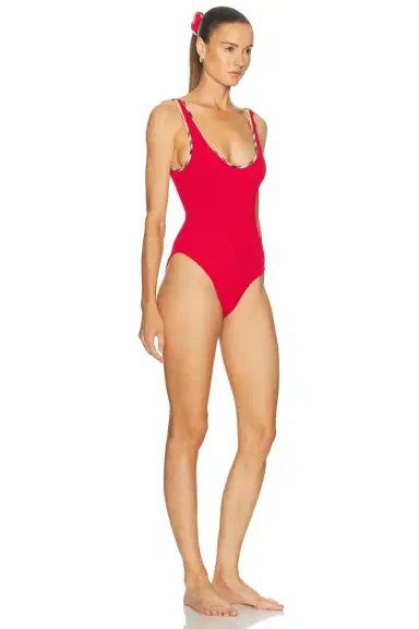 Burberry x Hunza G Faye One Piece Swimsuit | Thumbnail 2 Burberry x Hunza G Faye One Piece Swimsuit | Thumbnail 2