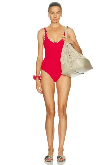 Burberry x Hunza G Faye One Piece Swimsuit | Thumbnail 4 Burberry x Hunza G Faye One Piece Swimsuit | Thumbnail 4