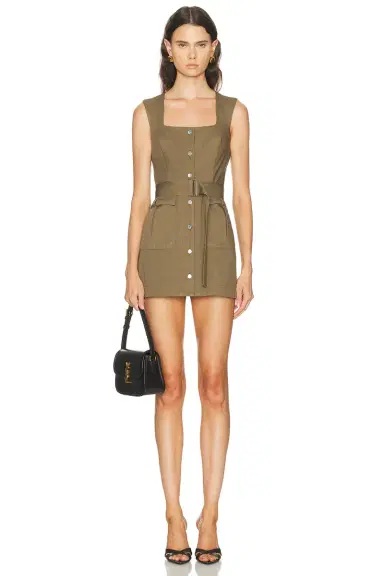 Matthew Bruch Apron Cargo Mini Dress | Thumbnail 1 Matthew Bruch Apron Cargo Mini Dress | Thumbnail 1