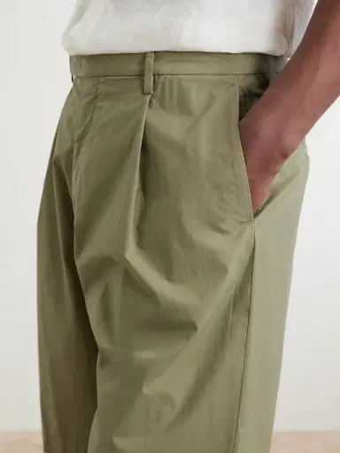 Boglioli Straight-Leg Pleated Cotton-Blend Poplin Shorts - Men | Thumbnail 5 Boglioli Straight-Leg Pleated Cotton-Blend Poplin Shorts - Men | Thumbnail 5