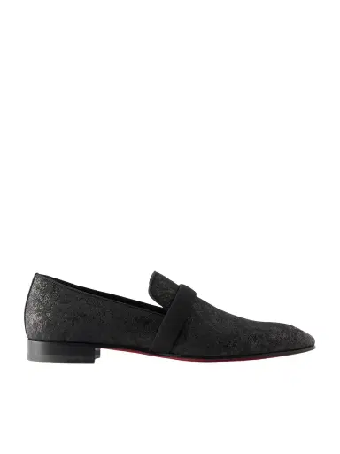 Christian Louboutin Dandy Deco Jacquard Loafers - Men | Thumbnail 1 Christian Louboutin Dandy Deco Jacquard Loafers - Men | Thumbnail 1