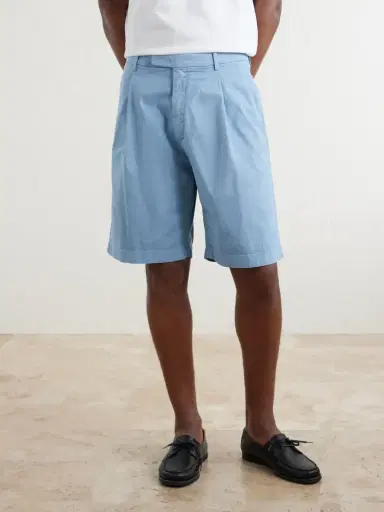 Boglioli Straight-Leg Cotton-Blend Shorts - Men | Thumbnail 3 Boglioli Straight-Leg Cotton-Blend Shorts - Men | Thumbnail 3