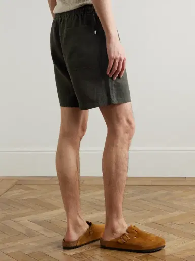 NN07 Gregor 1454 Straight-Leg Linen Drawstring Shorts - Men | Thumbnail 4 NN07 Gregor 1454 Straight-Leg Linen Drawstring Shorts - Men | Thumbnail 4