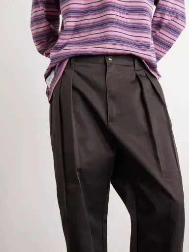 WTAPS Straight-Leg Pleated Twill Trousers - Men | Thumbnail 5 WTAPS Straight-Leg Pleated Twill Trousers - Men | Thumbnail 5
