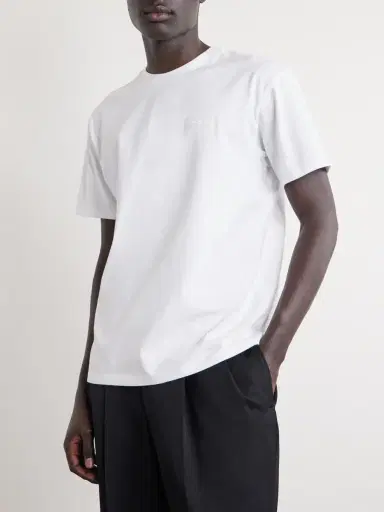 Givenchy Logo-Appliquéd Cotton-Jersey T-Shirt - Men | Thumbnail 3 Givenchy Logo-Appliquéd Cotton-Jersey T-Shirt - Men | Thumbnail 3
