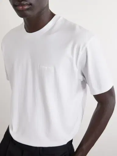 Givenchy Logo-Appliquéd Cotton-Jersey T-Shirt - Men | Thumbnail 5 Givenchy Logo-Appliquéd Cotton-Jersey T-Shirt - Men | Thumbnail 5