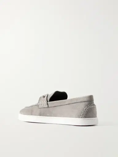 Christian Louboutin Chambeliboat Full-Grain Nubuck Loafers - Men | Thumbnail 4 Christian Louboutin Chambeliboat Full-Grain Nubuck Loafers - Men | Thumbnail 4