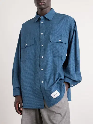 WTAPS Checked Seersucker Shirt - Men | Thumbnail 3 WTAPS Checked Seersucker Shirt - Men | Thumbnail 3