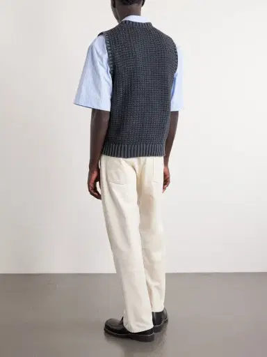 Corridor Open-Knit Cotton Vest - Men | Thumbnail 4 Corridor Open-Knit Cotton Vest - Men | Thumbnail 4