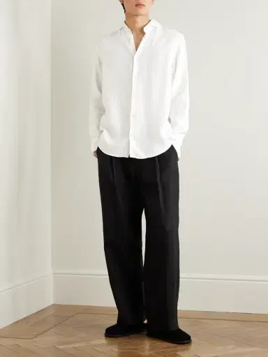 NN07 Kay 1454 Straight-Leg Pleated Linen Trousers - Men | Thumbnail 2 NN07 Kay 1454 Straight-Leg Pleated Linen Trousers - Men | Thumbnail 2