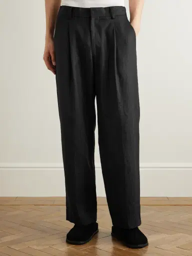NN07 Kay 1454 Straight-Leg Pleated Linen Trousers - Men | Thumbnail 3 NN07 Kay 1454 Straight-Leg Pleated Linen Trousers - Men | Thumbnail 3