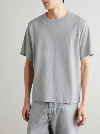 NN07 Jett 30026 Embroidered Organic Cotton-Jersey T-shirt - Men | Thumbnail 3 NN07 Jett 30026 Embroidered Organic Cotton-Jersey T-shirt - Men | Thumbnail 3