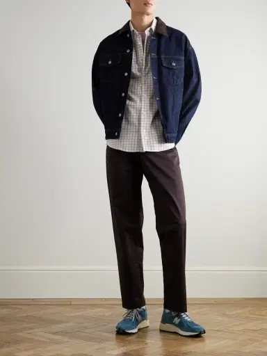 NN07 Quinsy 50070 Checked Organic Cotton-Poplin Shirt - Men | Thumbnail 2 NN07 Quinsy 50070 Checked Organic Cotton-Poplin Shirt - Men | Thumbnail 2