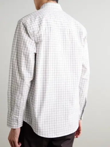 NN07 Quinsy 50070 Checked Organic Cotton-Poplin Shirt - Men | Thumbnail 4 NN07 Quinsy 50070 Checked Organic Cotton-Poplin Shirt - Men | Thumbnail 4