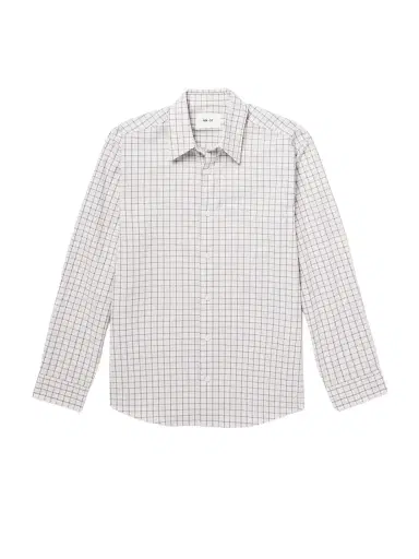 NN07 Quinsy 50070 Checked Organic Cotton-Poplin Shirt - Men | Thumbnail 1 NN07 Quinsy 50070 Checked Organic Cotton-Poplin Shirt - Men | Thumbnail 1